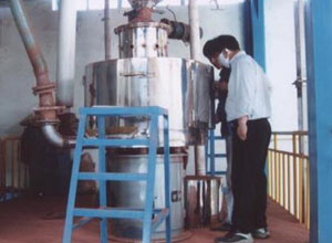 稻壳粉除杂现场