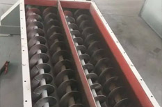 碳钢双轴螺旋输送机批量展示