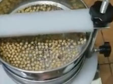 检测粮食现场